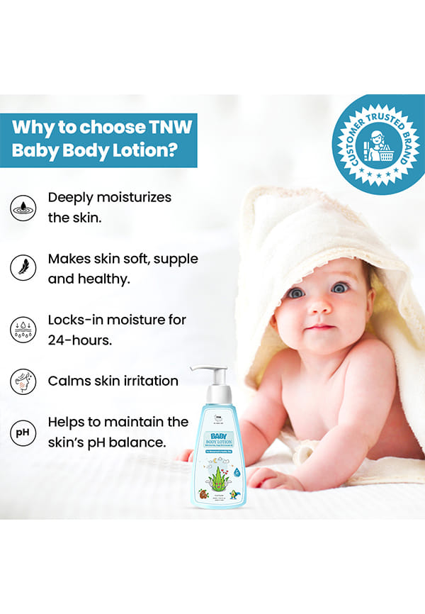 Moisturizing Baby Body Lotion with Natural Ingredients – thumbnail 2