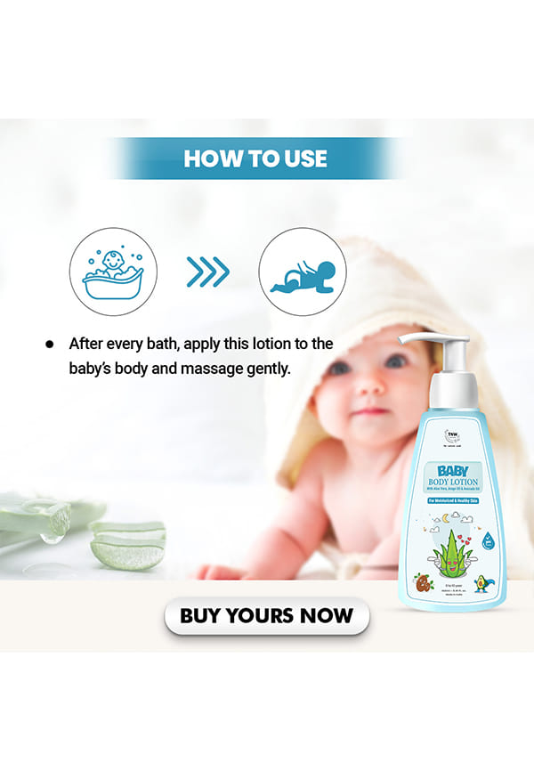 Moisturizing Baby Body Lotion with Natural Ingredients – thumbnail 3