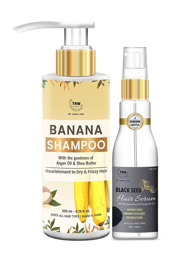 Blackseed Hair Serum 100ml + Banana Shampoo 200ml