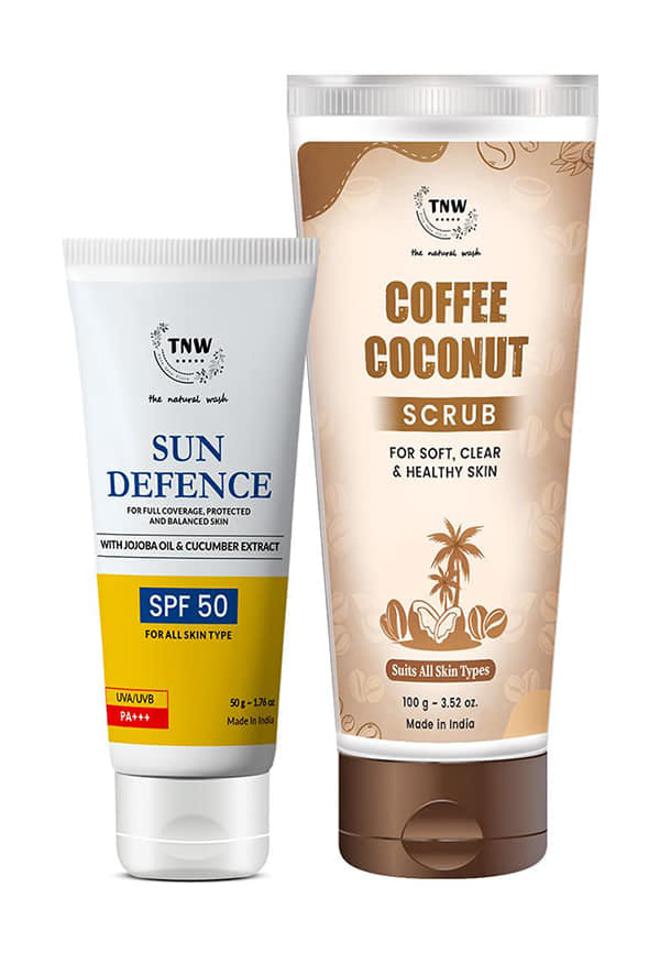 Coffee Coconut Scrub + SPF