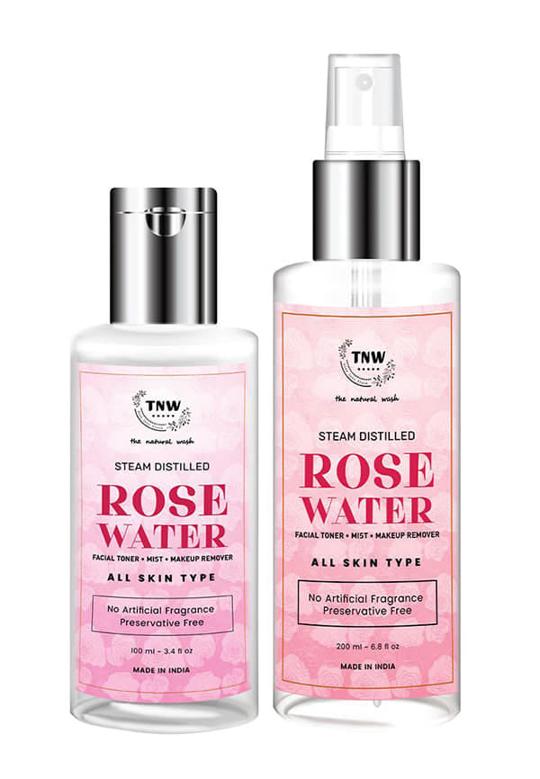 Rose Water 100 ml Rose Water 200ml Size: COMBO By TNW The