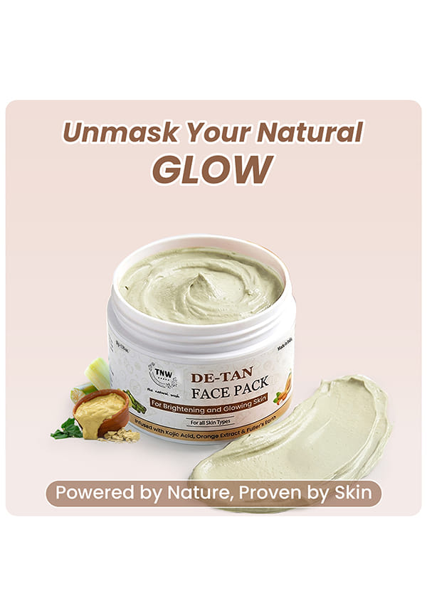 DTan Face Pack for Glowing & Radiant Skin | Effective Tan Removal Face Pack | AntiTan Face Pack with Orange Extract – thumbnail 2