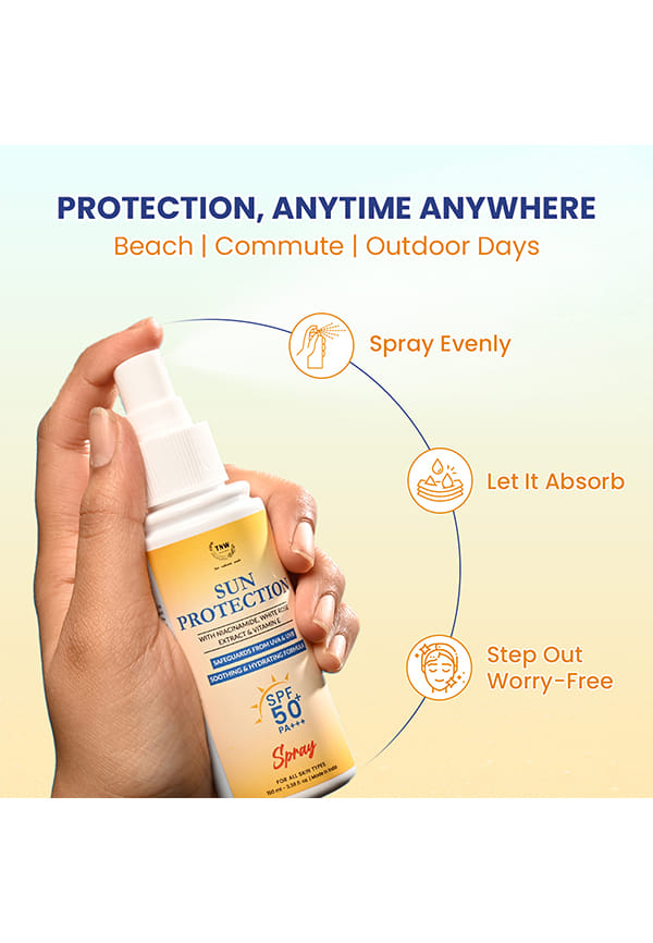 Sunscreen Spray SPF 50 with Niacinamide & White Rose Extract | For Sun Protection Against UVA/UVB | With SPF 50 & PA+++ – thumbnail 5
