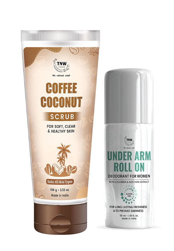 Under Arm Roll On and Coffee Coconut Scrub
