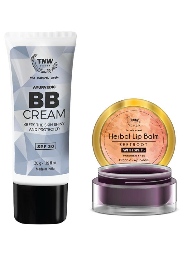 BB Cream & Beetroot Lip Balm for Glowing Skin & Healthy Lips