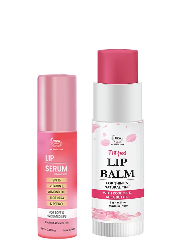 Lip Serum and Rose Tinted Lip Balm