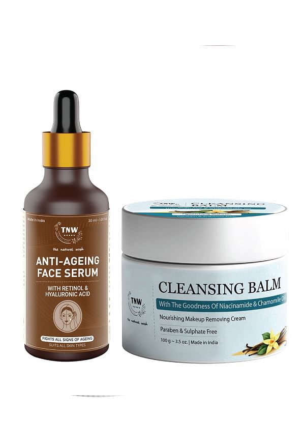 Anti-Ageing Face Serum and Cleansing Balm for Healthy & Flawless Skin