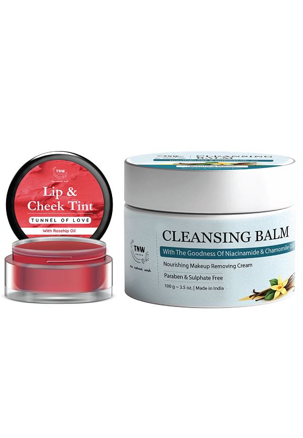 Skincare Cleansing Balm and Tunnel of Love Lip & Cheek Tint