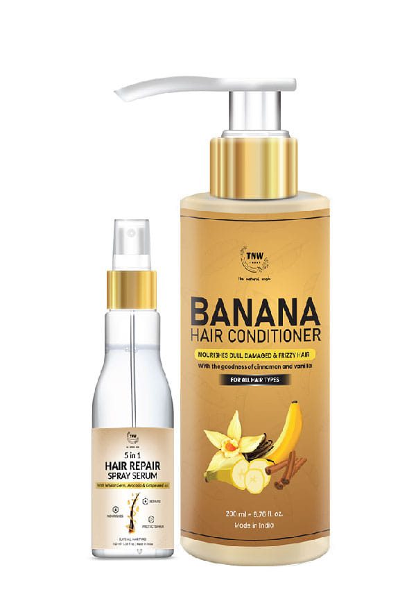 5 In 1 Hair Repair Spray Serum + Banana Hair Conditioner 5 In 1 Hair Repair Spray Serum + Banana Hair Conditioner