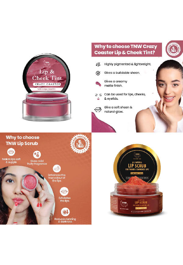 Crazy Coster Lip Tint & Lip Scrub – thumbnail 2