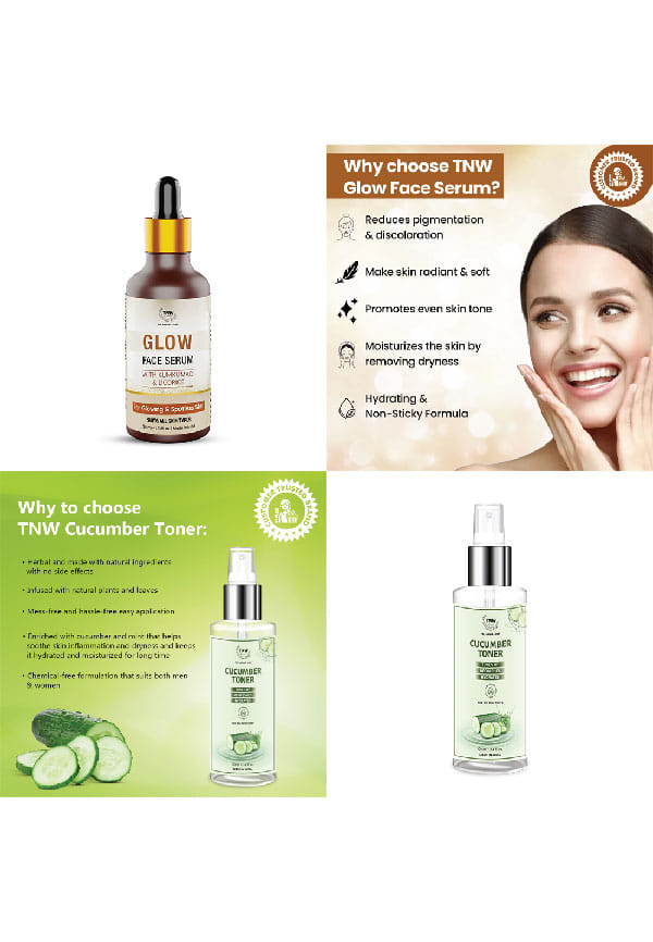 Cucumber Toner & Glow Face Serum – thumbnail 2