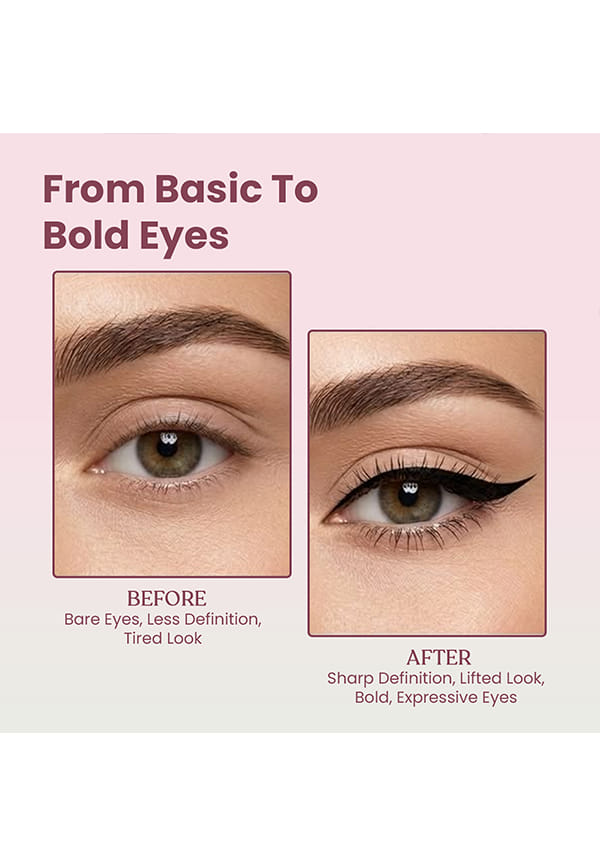Eyecatchy Longstay Matte Liquid Eyeliner with Hydrogenated Castor Oil | Smudgeproof | Pigmented | Long Lasting | Quick Dry – thumbnail 4
