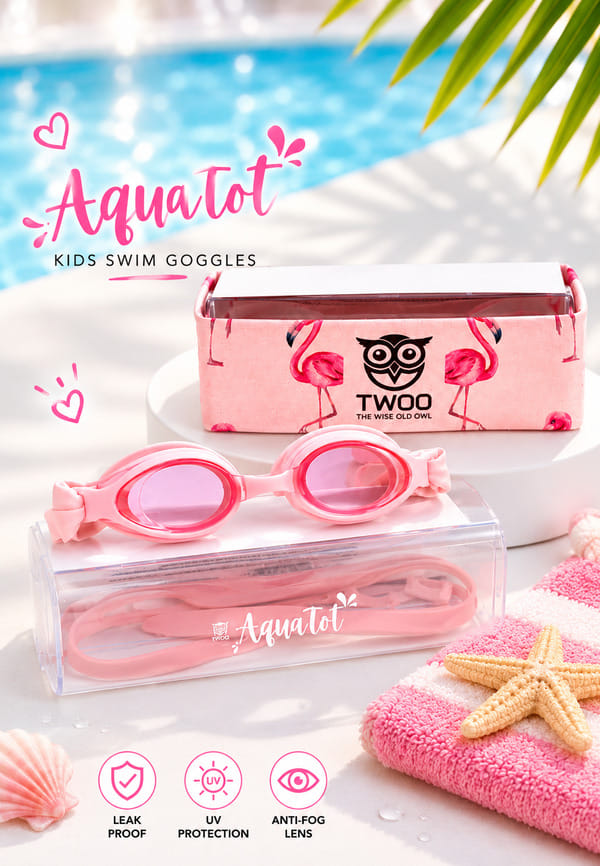 AquaTot Cloth Strap Swimming Goggles – thumbnail 2