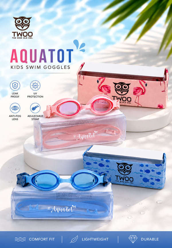 AquaTot Cloth Strap Swimming Goggles – thumbnail 3