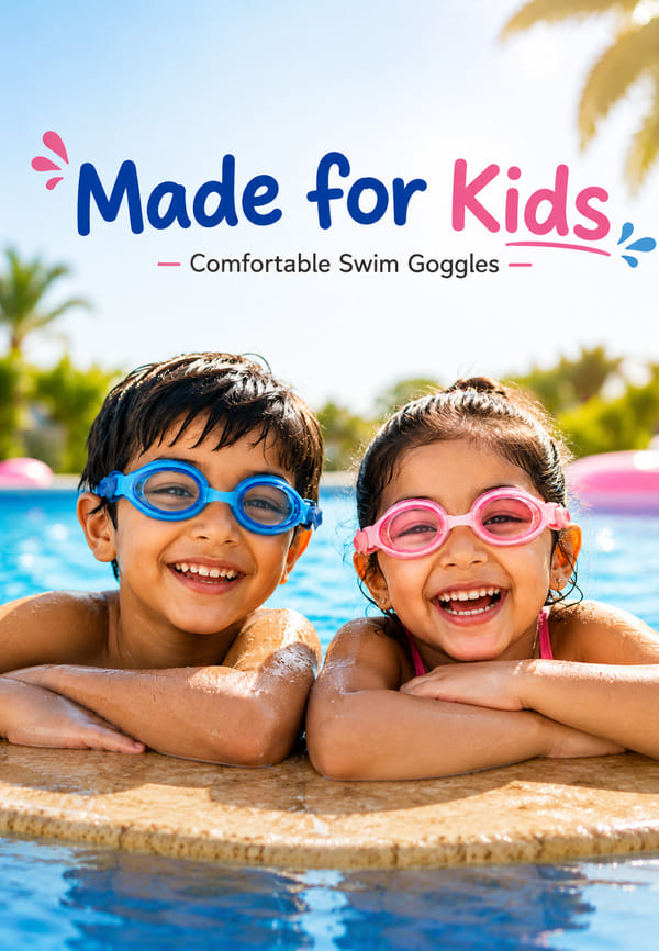 AquaTot Cloth Strap Swimming Goggles – thumbnail 6