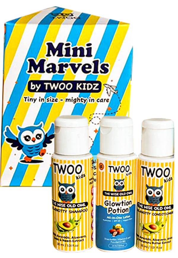 Mini Marvels Kit: De-Knotty shampoo, De-Knotty Conditioner & Glowtion Potion