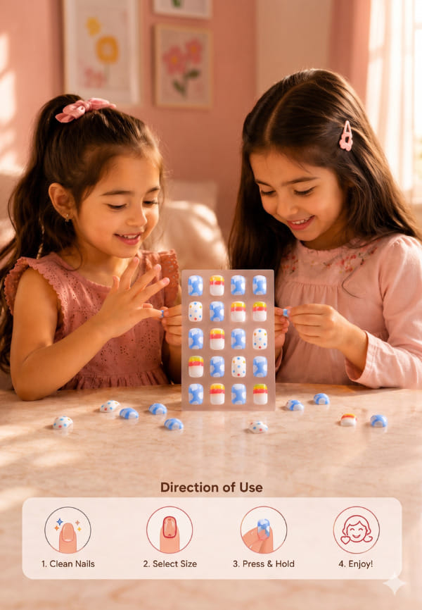 Kid-Sized Stick-on-Nails – thumbnail 4