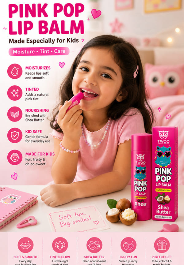Pink Pop Lip Balm – Shea Butter – thumbnail 6