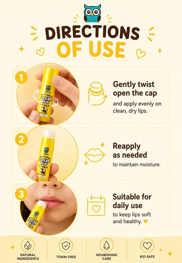 Moisturizing Clear Hug Lip Balm – thumbnail 5