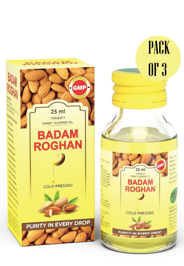 Badam Roghan Oil | 100% Pure, Cold Pressed & Sweet Almond Oil