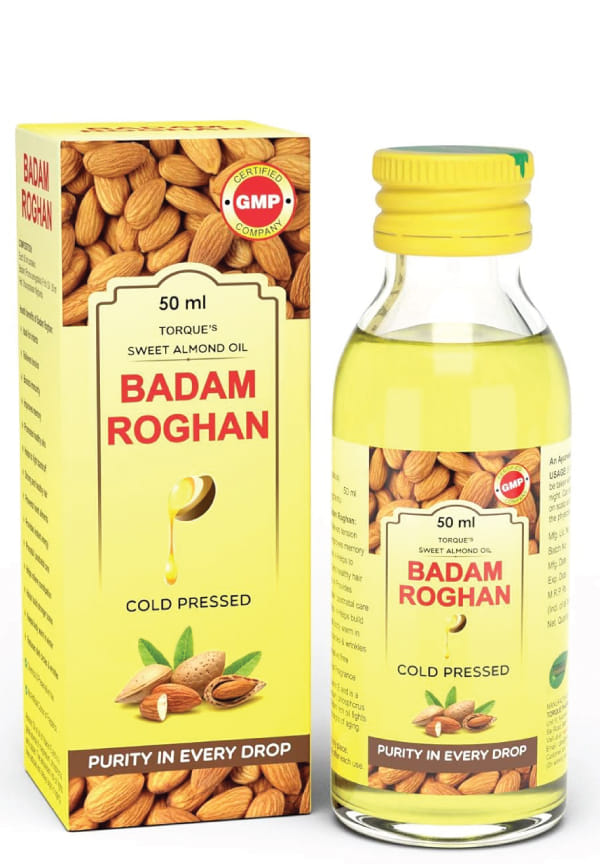 Badam Roghan Oil | 100% Pure, Cold Pressed & Sweet Almond Oil