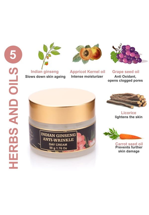 Indian Ginseng Anti Wrinkle Cream – thumbnail 3