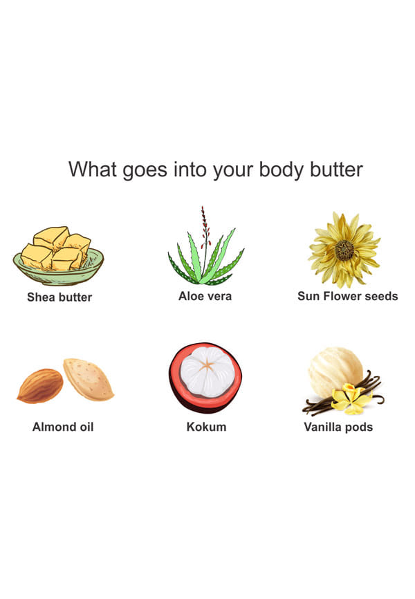 Natural Almond Body Butter - Almond And Honey – thumbnail 3