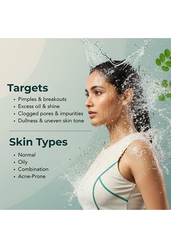 Moringa & Shea Butter Detoxifying Face Wash With Natural Active Ingredients | For All Skin Types – thumbnail 3