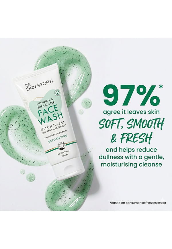 Moringa & Shea Butter Detoxifying Face Wash With Natural Active Ingredients | For All Skin Types – thumbnail 4