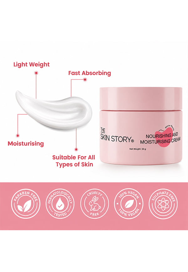 Nourishing & Moisturising Cream | All in 1 Hydration With Cold Pressed Moringa Oil – thumbnail 5