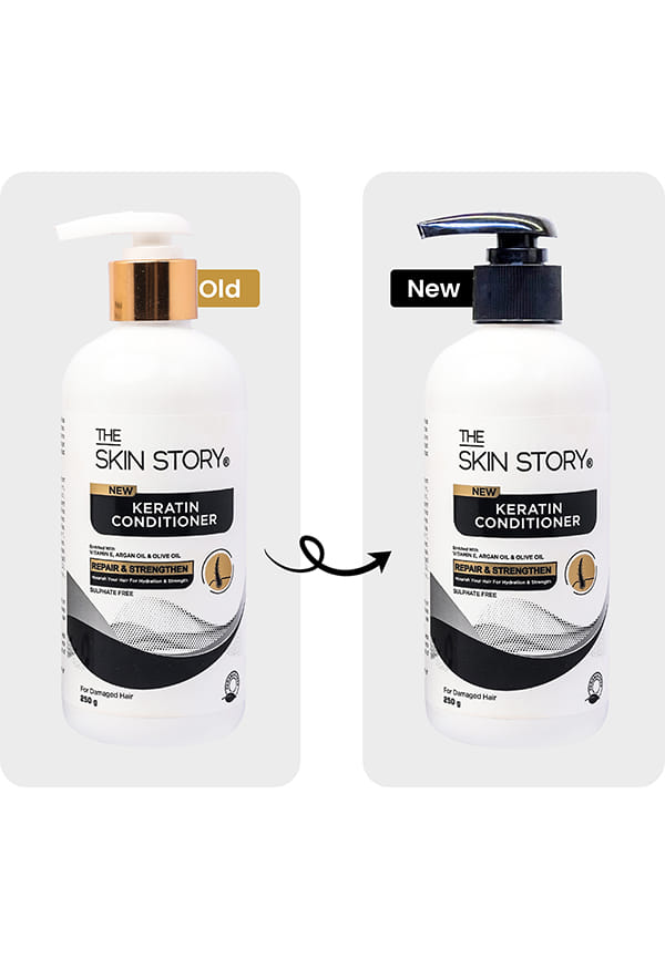 Sulphate Free Keratin Conditioner Enriched With Vitamin E, Argan Oil For Damaged Hair – thumbnail 3
