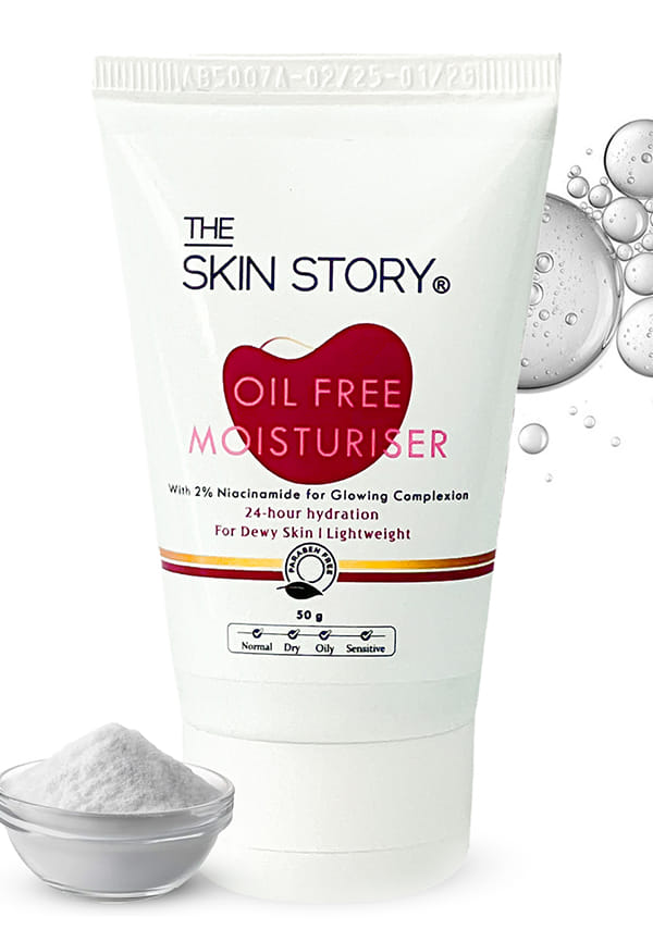 Oil Free Moisturiser For Acne Prone Oily Skin With 2% Niacinamide