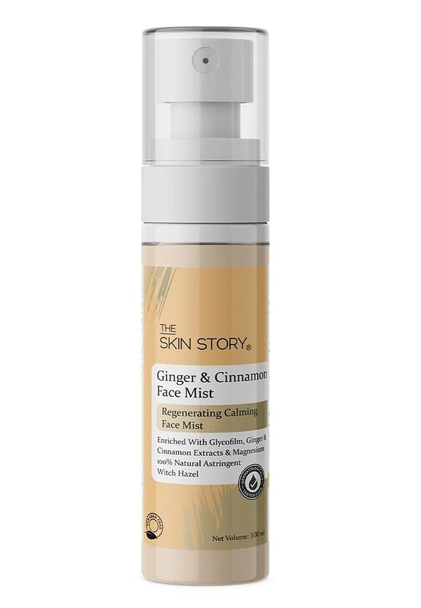 Ginger & Cinnamon Calming Face Mist Enriched With Magnesium | 100% Natural Astringent