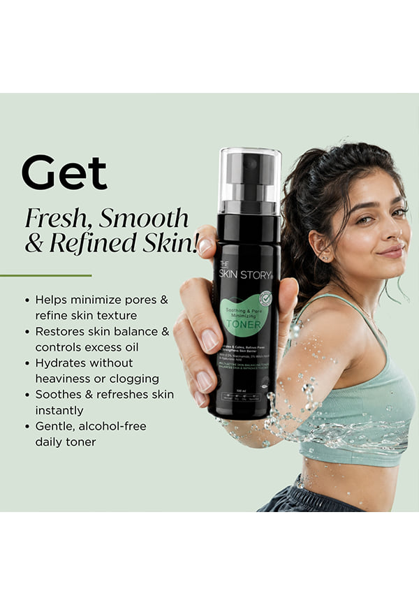Alcohol Free Soothing & Pore Minimizing Moringa Toner | Tones & Hydrates Skin – thumbnail 2