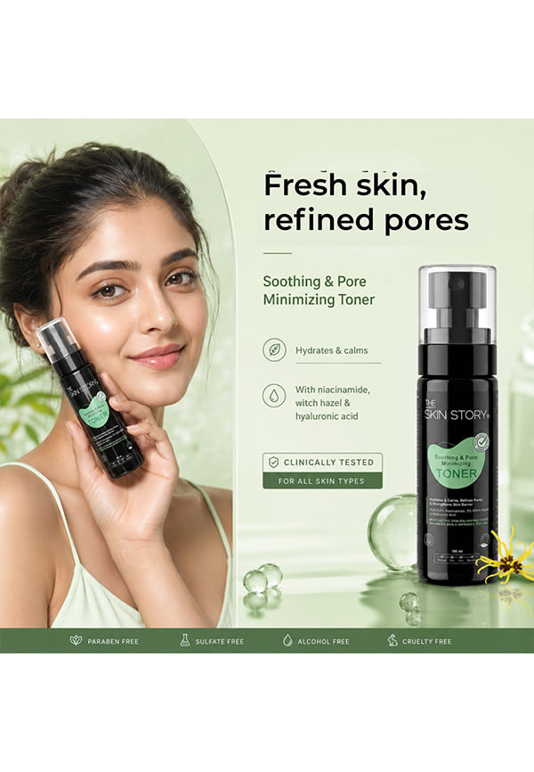 Alcohol Free Soothing & Pore Minimizing Moringa Toner | Tones & Hydrates Skin – thumbnail 5
