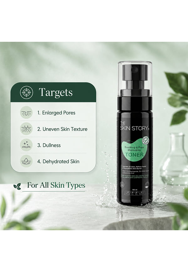 Alcohol Free Soothing & Pore Minimizing Moringa Toner | Tones & Hydrates Skin – thumbnail 6