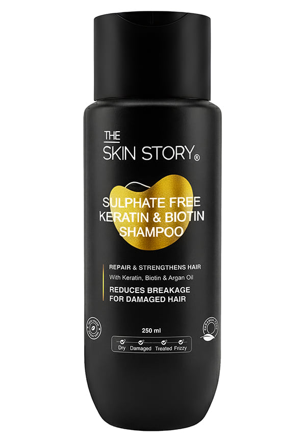 Sulphate Free Keratin Biotin Shampoo For Damaged Hair Sulphate Free Keratin Biotin Shampoo For Damaged Hair