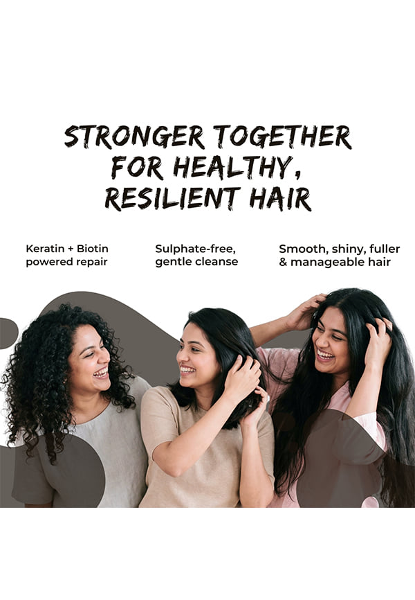 Sulphate Free Keratin Biotin Shampoo For Damaged Hair – thumbnail 8