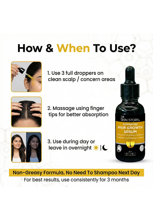 Hair Growth Serum With Redensyl For Hair Fall & Hair Thinning | Voluminous Hair & Reduced Hair Fall – thumbnail 5