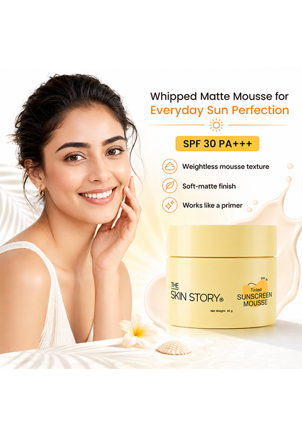 Tinted Sunscreen Mousse SPF 30 PA+++ | Weightless Mousse Texture | For Normal To Dry Skin – thumbnail 5