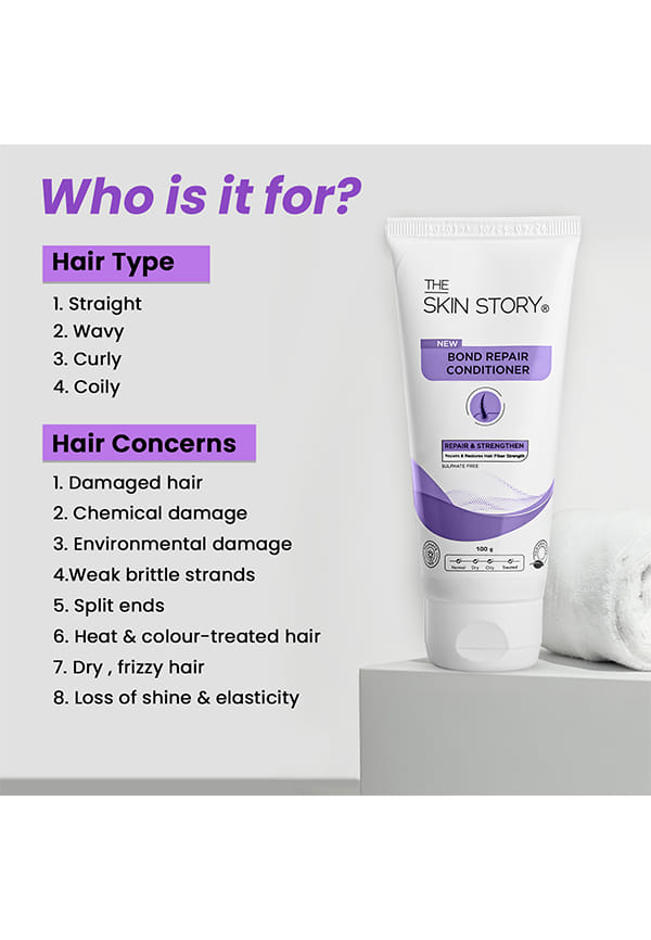 Sulphate Free Bond Repair Conditioner For Damage Repair Hair – thumbnail 4