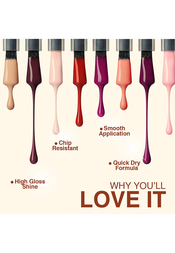 Twinkle Tips Gel Nail Color, Matte, Rich Pigment, Shine & Single Stork Nail Polish – thumbnail 5