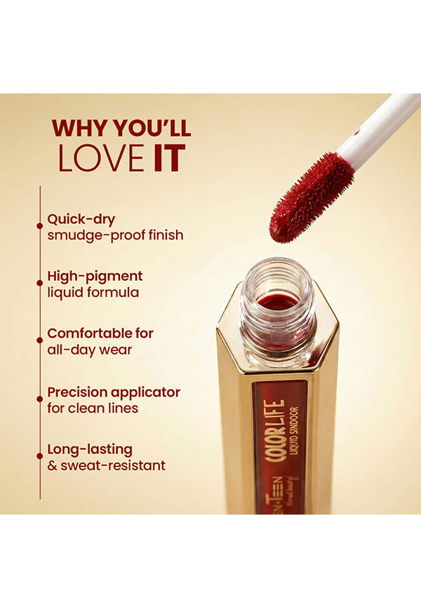 Colorlife Liquid Sindoor, Smudge Proof & Quick Dry – thumbnail 2