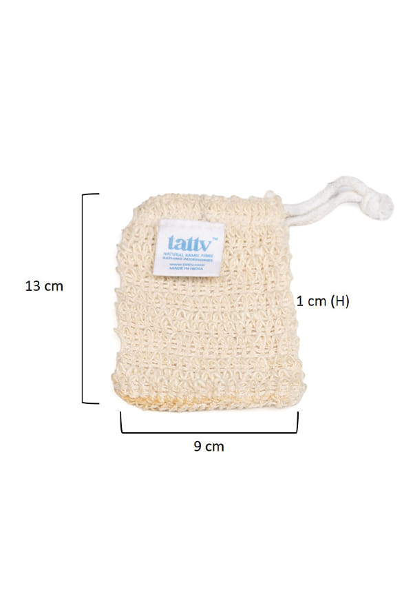 Soap Saver Pouch - Ramie Fiber – thumbnail 2