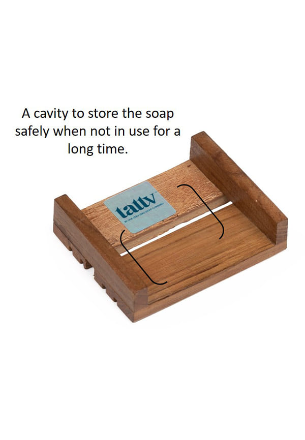 Soap Plate - Teak Wood – thumbnail 3