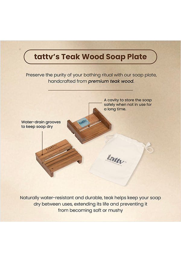 Soap Plate - Teak Wood – thumbnail 5