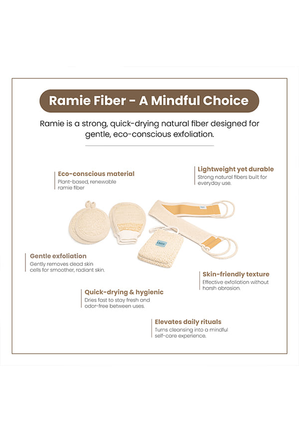 Bath Mitt - Ramie Fiber – thumbnail 5