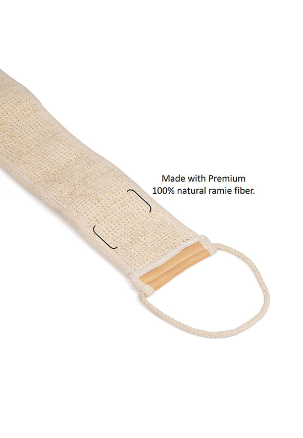 Back Scrub Belt - Ramie Fiber – thumbnail 6