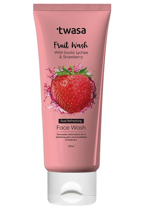 Dual Refreshing Fruit Facewash with Exotic Lychee & Strawberry