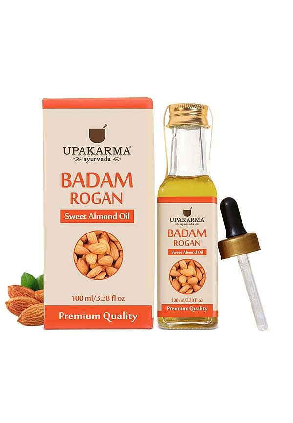 Ayurveda Pure and Natural Cold Pressed Sweet Almond/Badam Rogan Oil ...